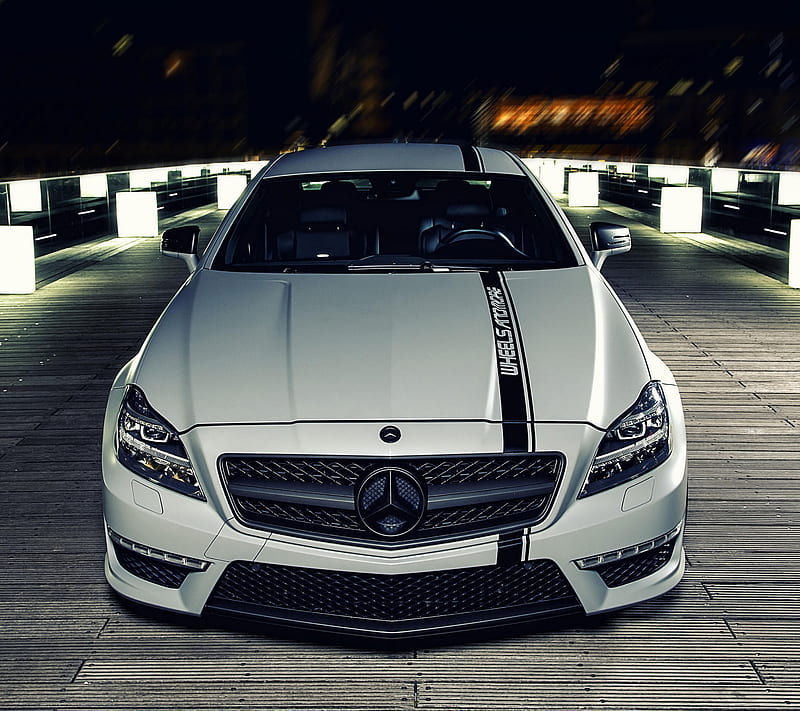 Mercedes, auto, benz, car, cls, germany white, HD wallpaper