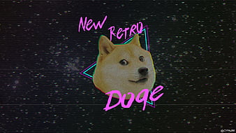 Giga Chad Retro Neon Vibes HD Wallpaper by robokoboto