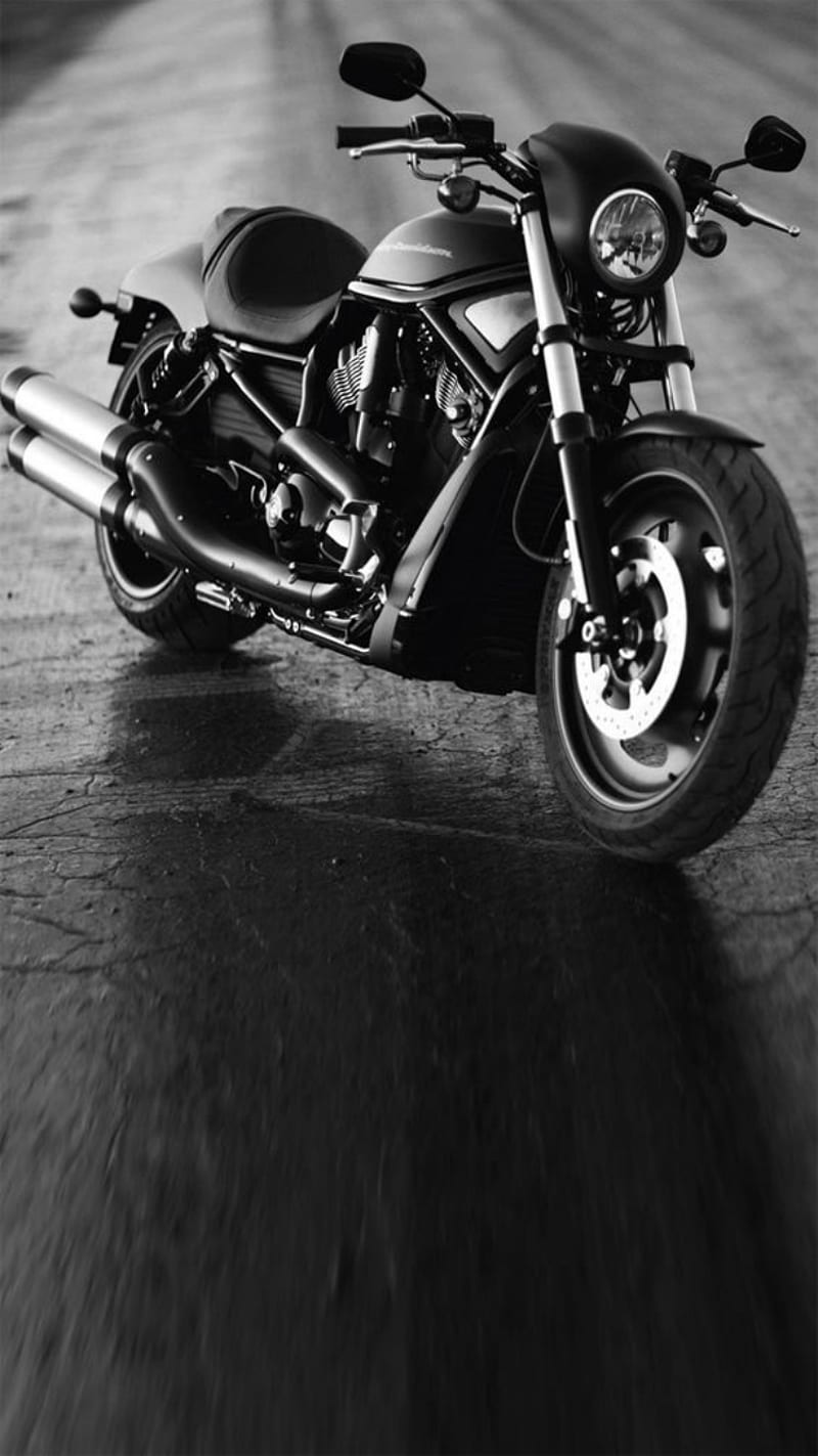 Cafe racer, blanco y negro, moto, Fondo de pantalla de teléfono HD | Peakpx