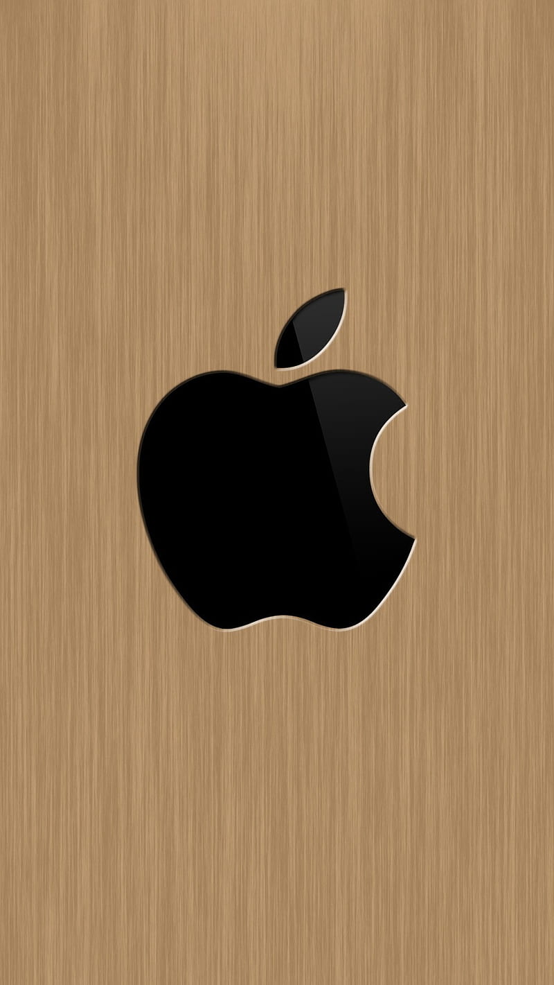 Wooden Apple, apple, wooden, HD phone wallpaper