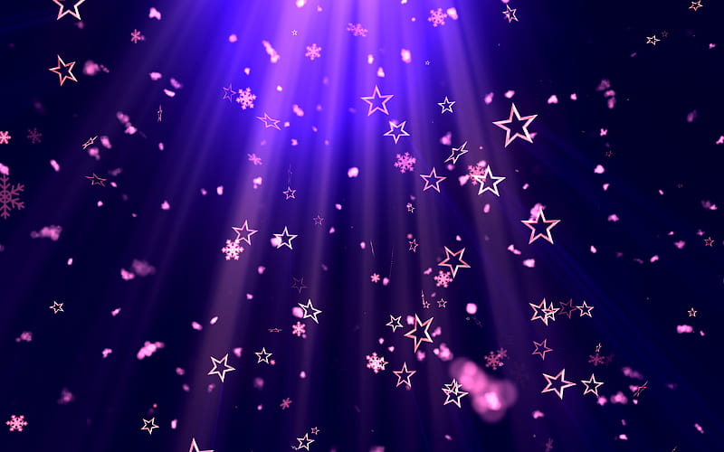 golden starfall, underwater, 3D stars, creative, starry backgrounds, abstract stars background, stars patterns, stars falling, background with stars, background with starfall, HD wallpaper