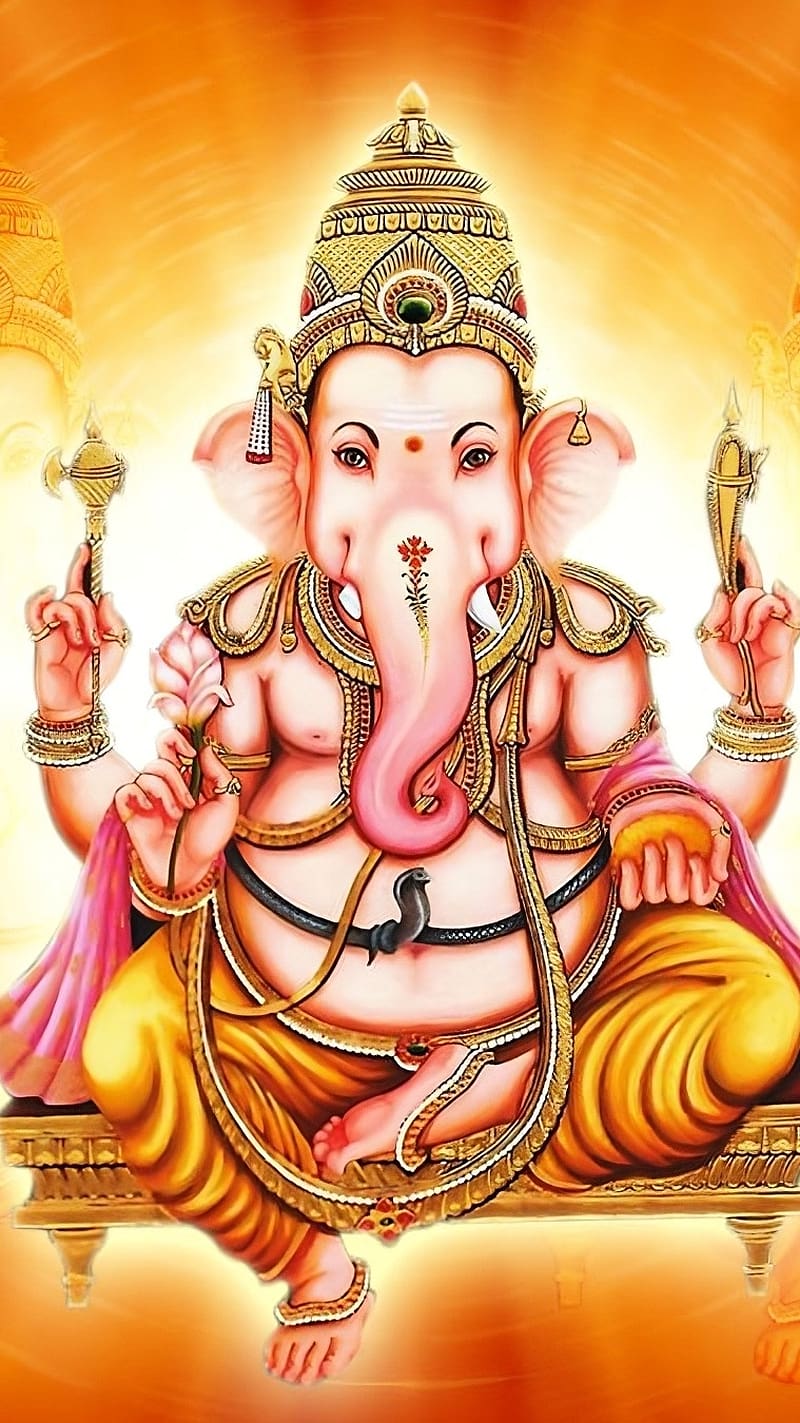 Vinayagar , bappa, lord, god, HD phone wallpaper