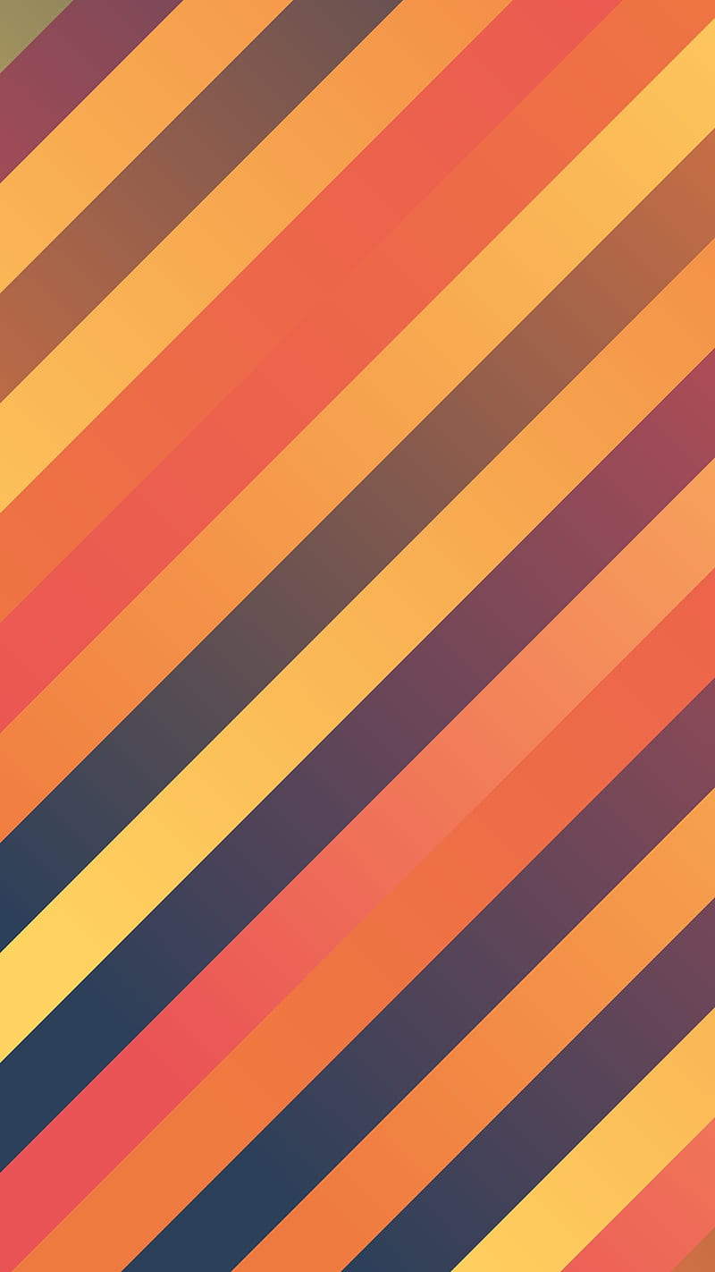 Orange lines, abstract, blue, colors, lines, orange, patterns, shades, shadow, stripes, yellow, HD phone wallpaper