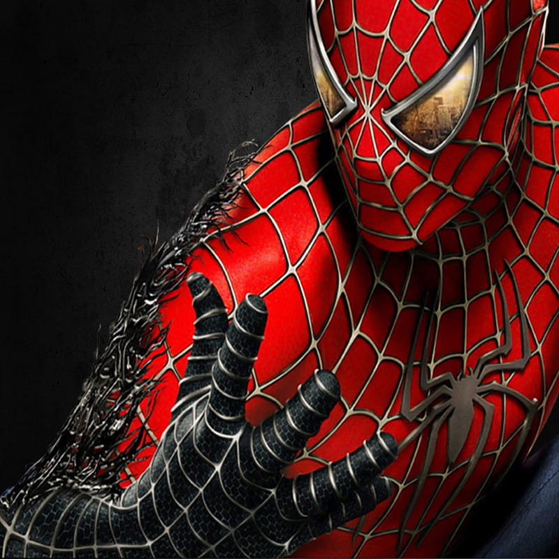 Spiderman, black, HD phone wallpaper
