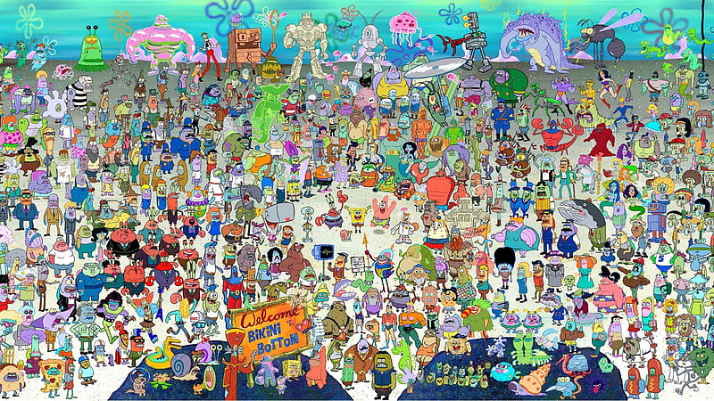 Spongbob Characters Spongbob, HD wallpaper