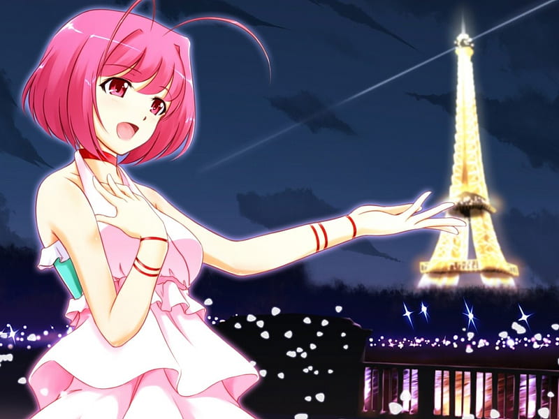 Paris Eiffel Tower Anime Paris HD wallpaper  Pxfuel