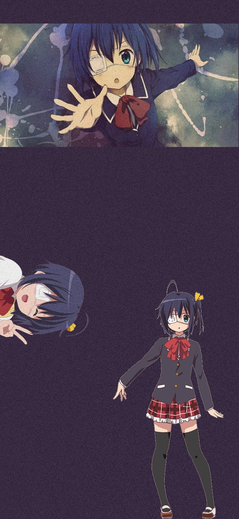 Rikka takanashi, anime, chuunibyou, demo, ga, koi, purple, shita, HD phone  wallpaper | Peakpx