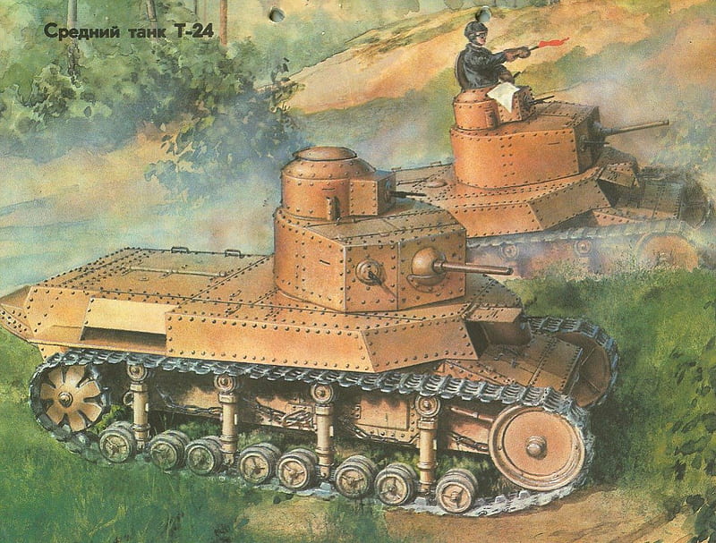 T 24 TANK, russian, tank, ww2, t24, HD wallpaper