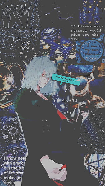 Download Cute Aesthetic Anime Tomura Shigaraki Wallpaper | Wallpapers.com