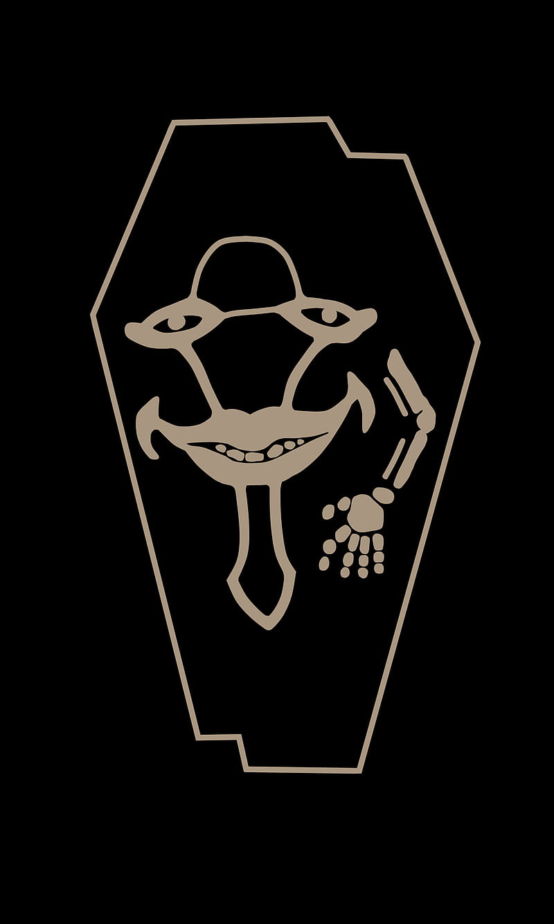 Laughing Coffin, guild logo, murderers guild, sao, sword art online, HD phone wallpaper