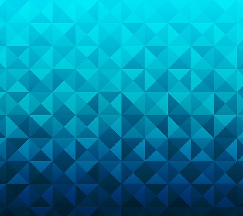 Pattern, abstract, blue, triangles, minimal, simple, background, HD ...