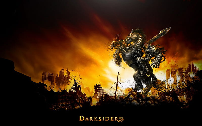 darksiders, video game, game, kinght, HD wallpaper