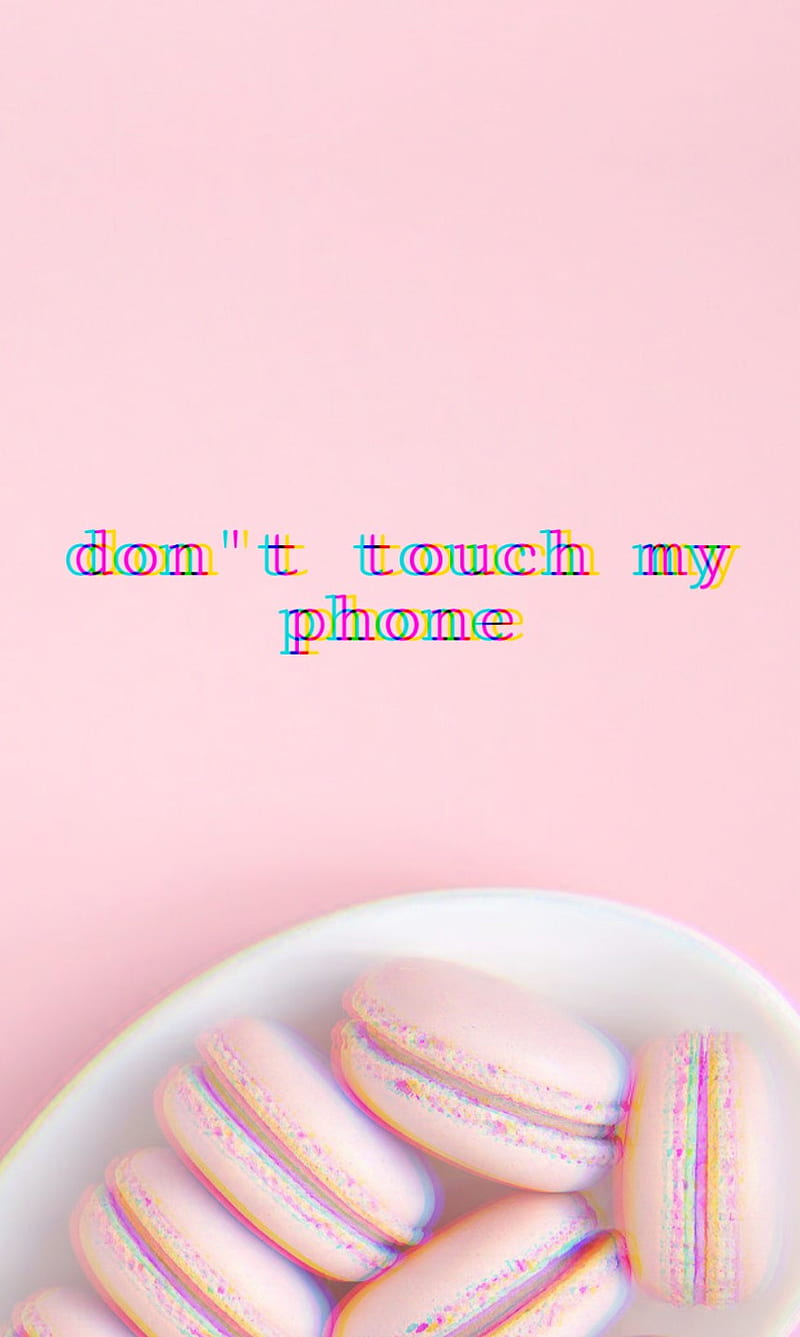 Pink aesthetic 2, glitch, lock screen, macaroon, pink aesthetic, HD phone wallpaper