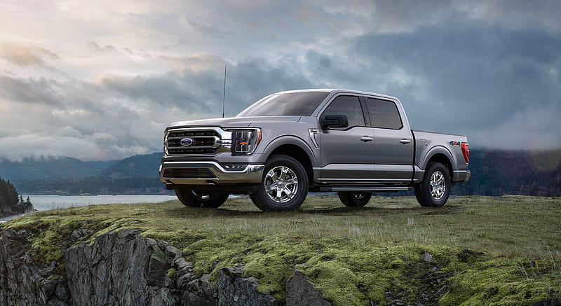 2021 Ford F-150 Platinum (Color: Iconic Silver) - Front Three-Quarter , car, HD wallpaper