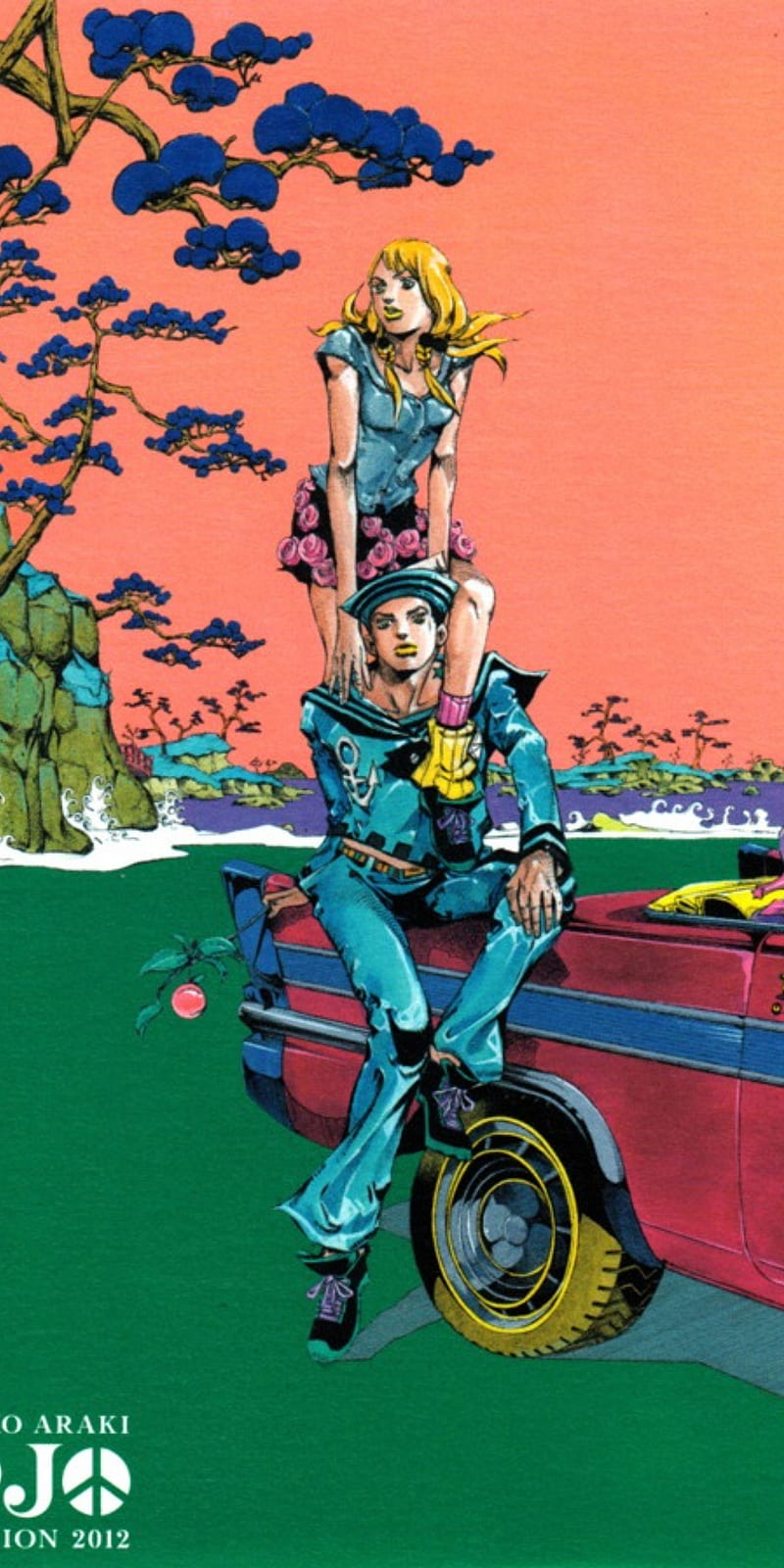 JojoLion, jojo, parte 8, manga, HD phone wallpaper