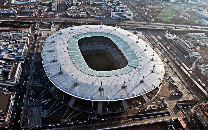 Stade de France, French football stadium, Paris, France, sports arenas, national stadium of France, HD wallpaper