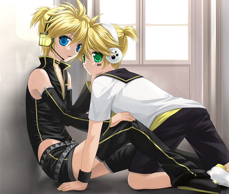 Kagamine Len, project diva, vocaloid, punkish, video games, yellow, strange, other, HD wallpaper