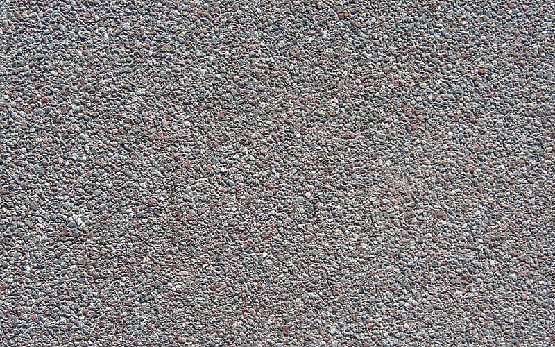 gray asphalt texture, macro, gray stone background, gray stones, road texture, asphalt, road, gray backgrounds, HD wallpaper