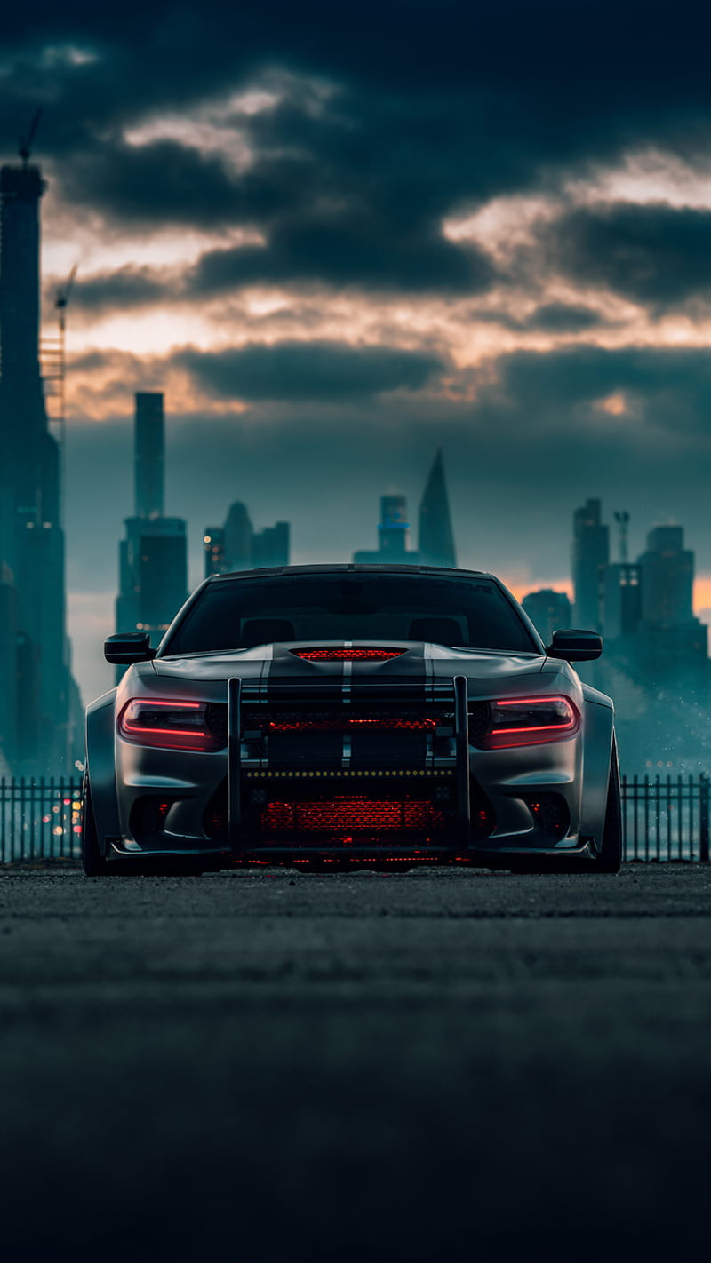 dodge-charger, autos, black, charger, dodge, driving, hellcat, power, srt, tuning, turbo, HD phone wallpaper
