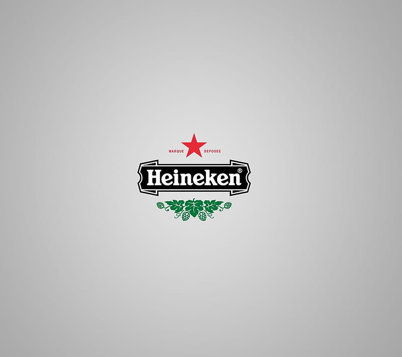 Heineken Beer, drink, green, red, star, style, HD wallpaper