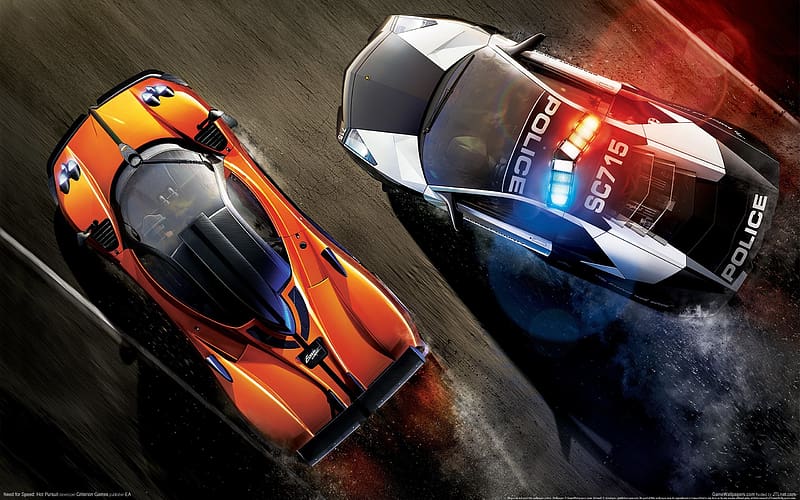 Need For Speed, Pagani, Car, Police, Video Game, Lamborghini Reventon, Need For Speed: Hot Pursuit, Pagani Zonda, HD wallpaper