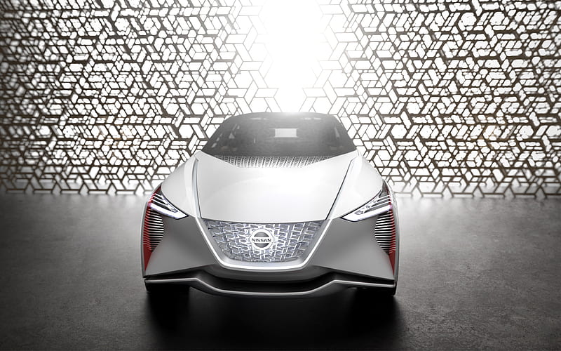 Nissan IMx, zero-emission concept, 2018 front view, electric car, crossover, Japanese cars, Nissan, HD wallpaper