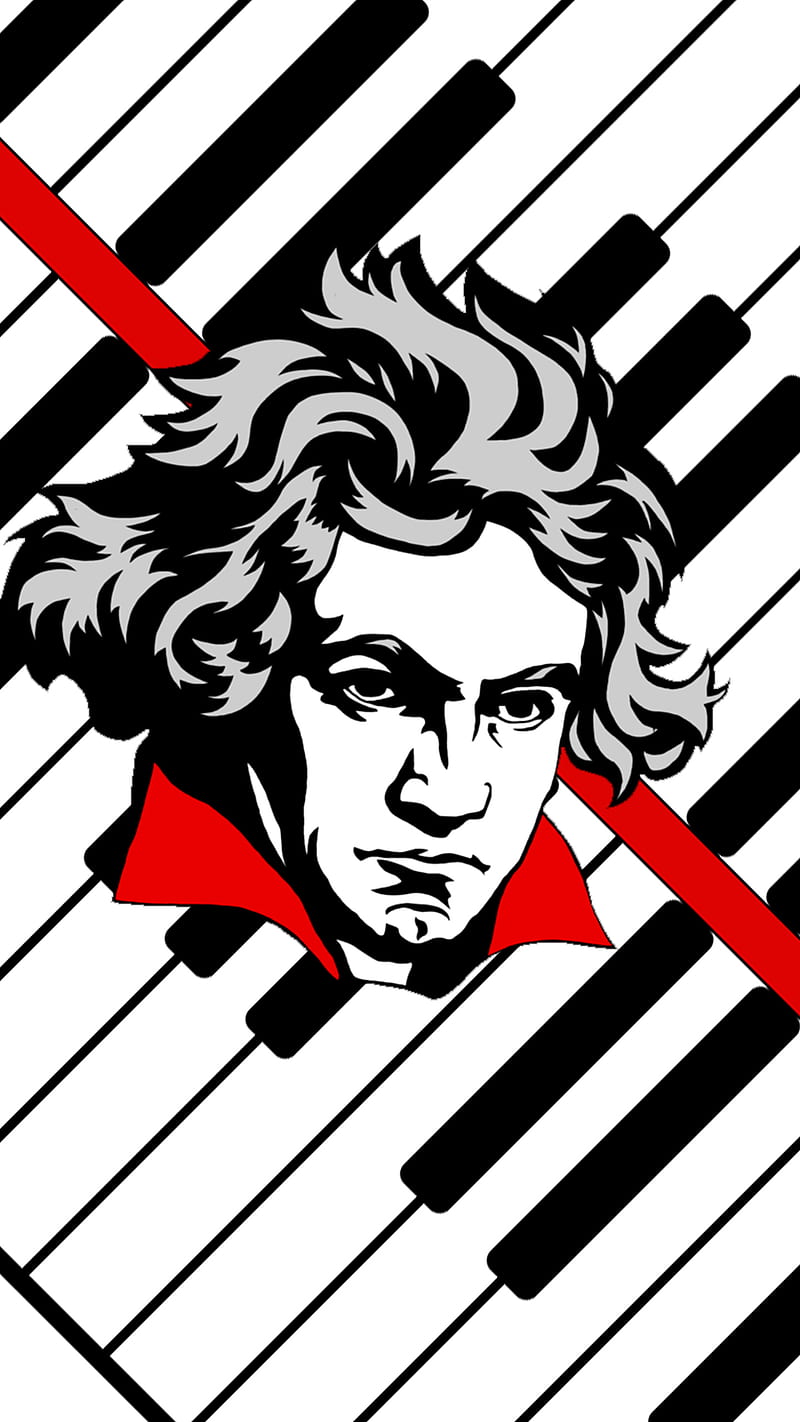 Beethoven, classic music, piano, HD phone wallpaper