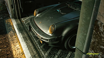 Cyberpunk 2077 Porsche 911, HD wallpaper