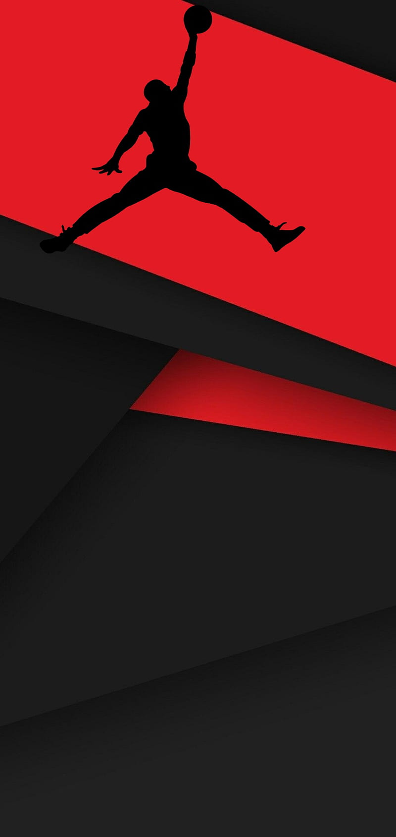 Jordan, android, black, desenho, logo, nba, nike, red, samsung, HD phone wallpaper