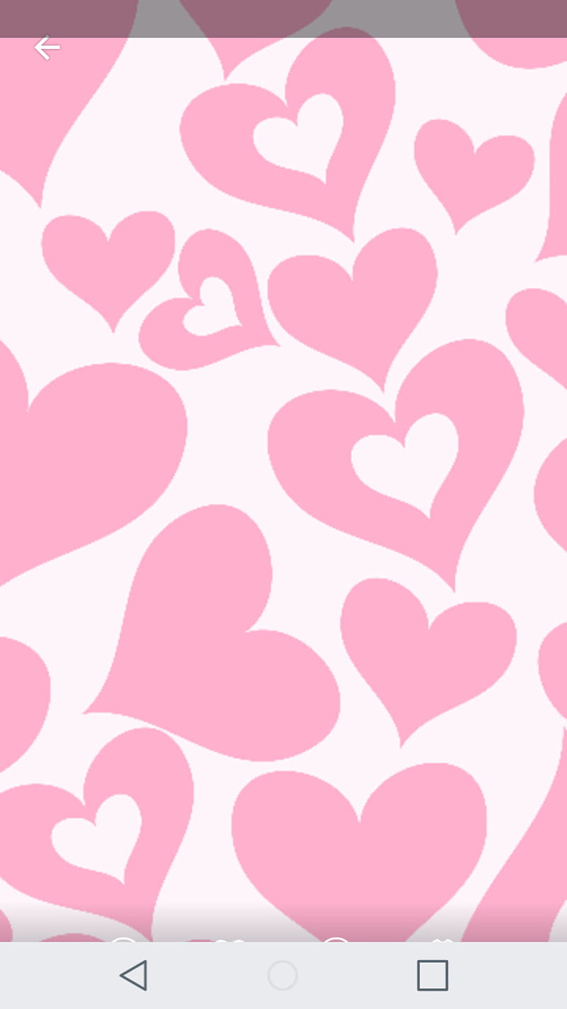 Fondos de pantalla de corazones de color rosa fondo rosa corazones Fondo  de pantalla HD  Wallpaperbetter