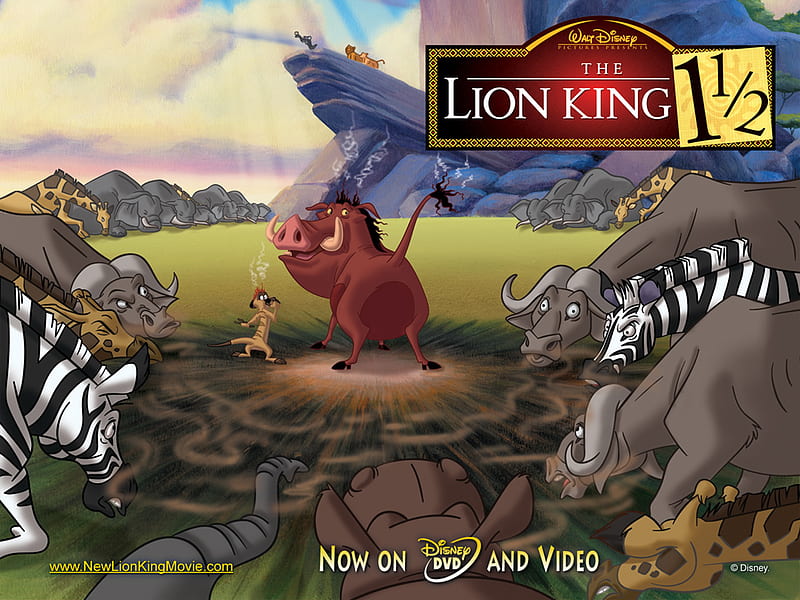 lion king simba, disney , lion kings, timon, pumba, HD wallpaper