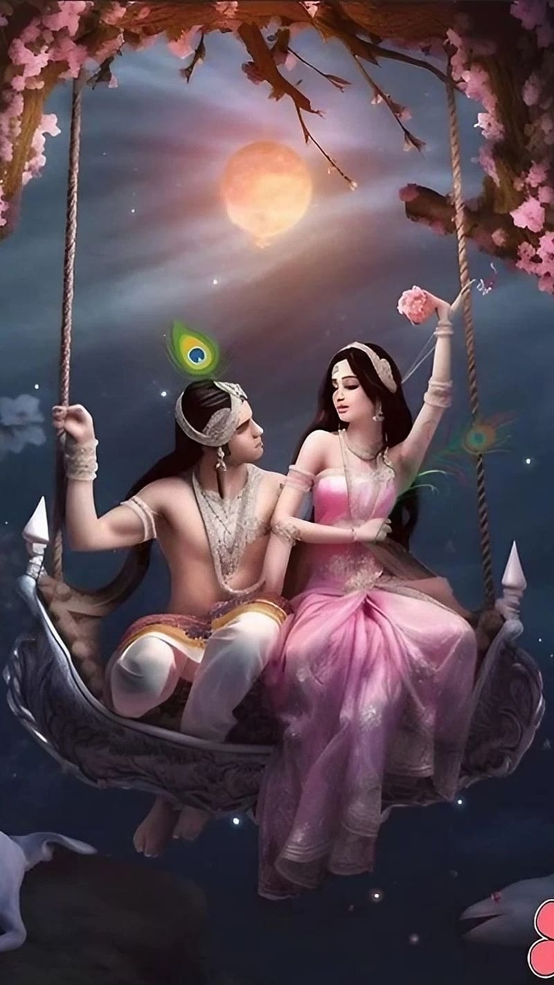 Painting Radha Krishna Cartoon | womenabiding.com