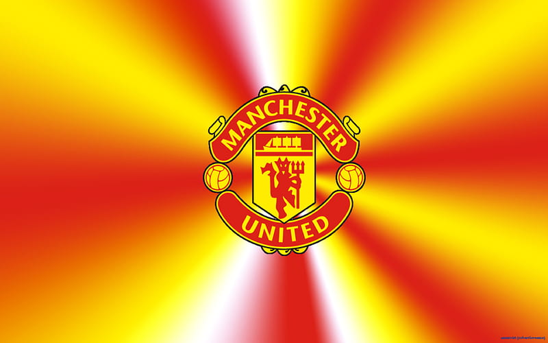 Manchester United FC, club, logo, man united, manchester united, red devils, HD wallpaper