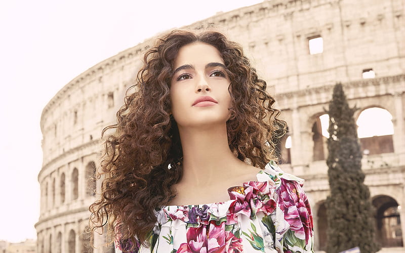 Chiara Scelsi, Italian fashion model, beautiful Italian woman, portrait, hoot, HD wallpaper