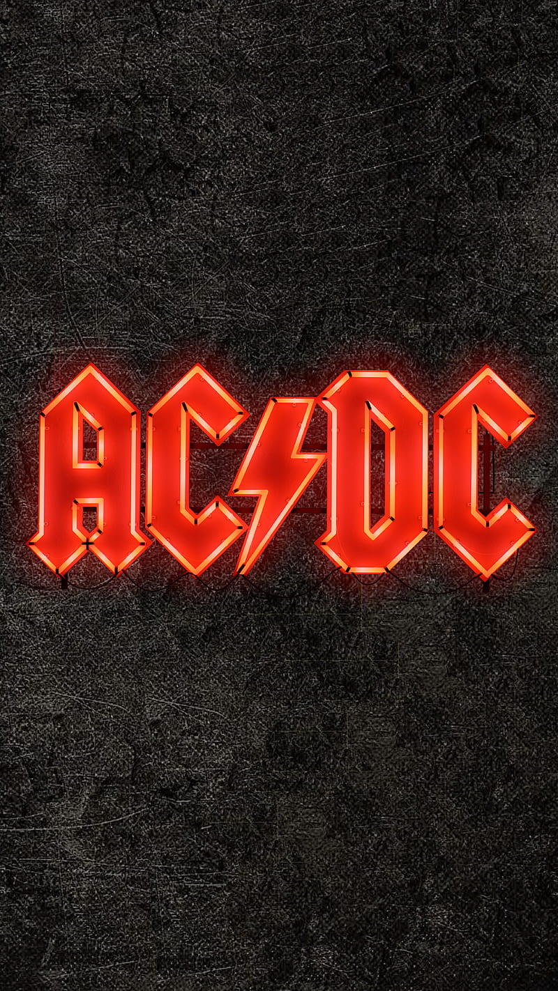 Logo acdc , acdc, band, desenho, hardrock, logo, music, powerup, rock, rocknroll, HD phone wallpaper