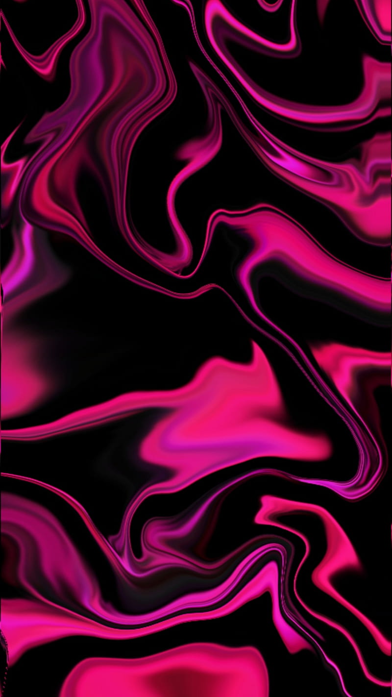 Liquid pink, cool, loveurhunny, neon, trippy, HD phone wallpaper | Peakpx