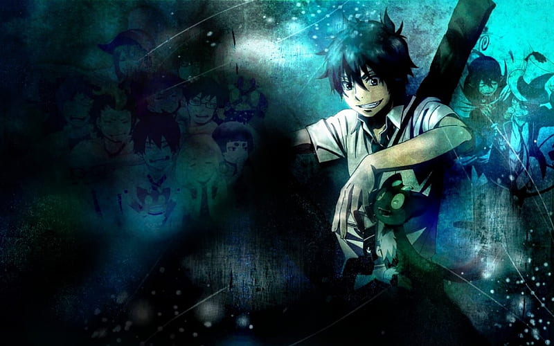 blue exorcist wallpaper 1366x768