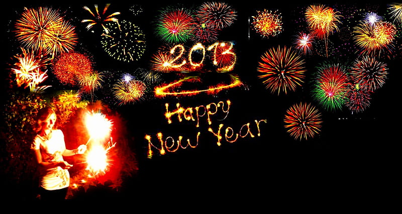 Kanchan Bagari Happy New Year , new year, happy, kanchan bagari, HD wallpaper