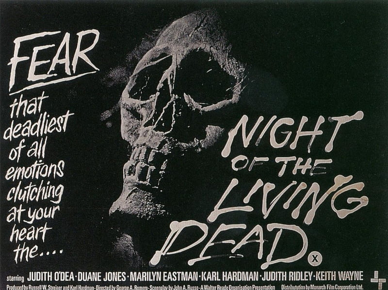 Night Of The Living Dead 1968, horror, halloween, movie poster, HD wallpaper