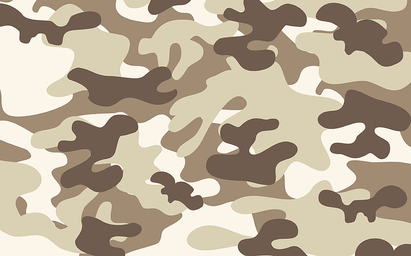 brown camouflage, winter camouflage, military camouflage, brown backgrounds, camouflage pattern, camouflage textures, HD wallpaper