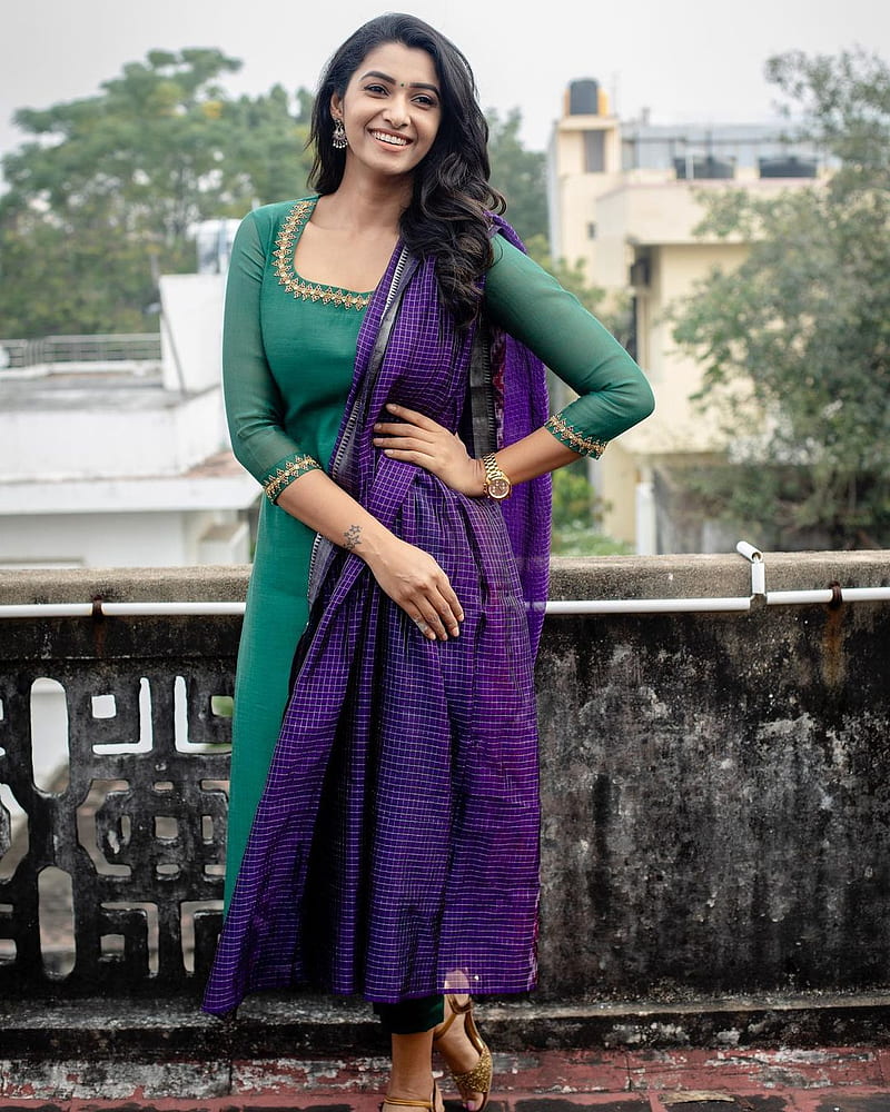 priya bhavani shankar, dress, day dress, HD phone wallpaper