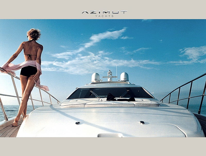 Sexy Cruise, beautiful woman on a boat, sexy boat, yacht, HD wallpaper