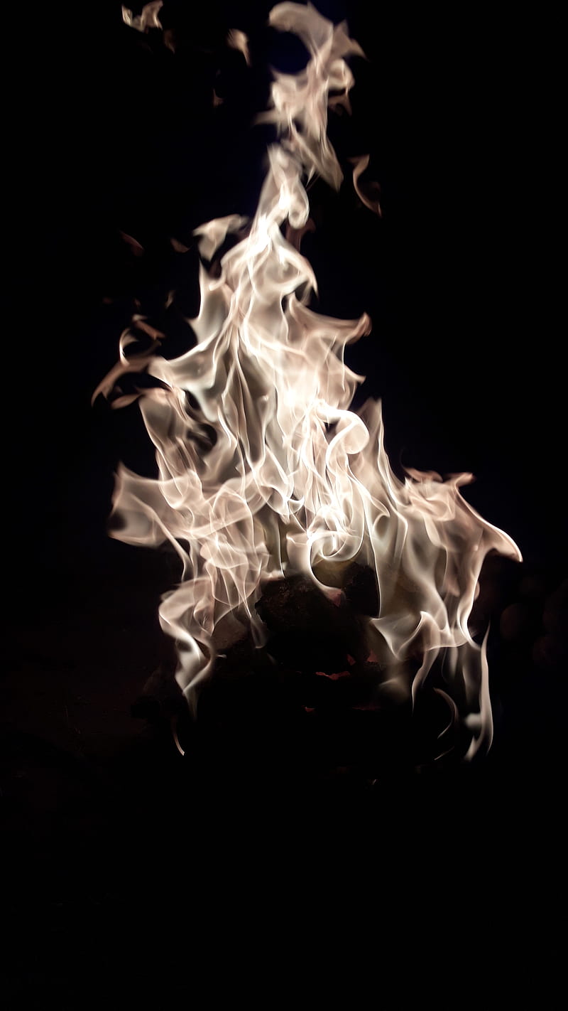 Fire, dark, flames, lenovo graphy, mobile graphy, portrait graphy, HD phone wallpaper