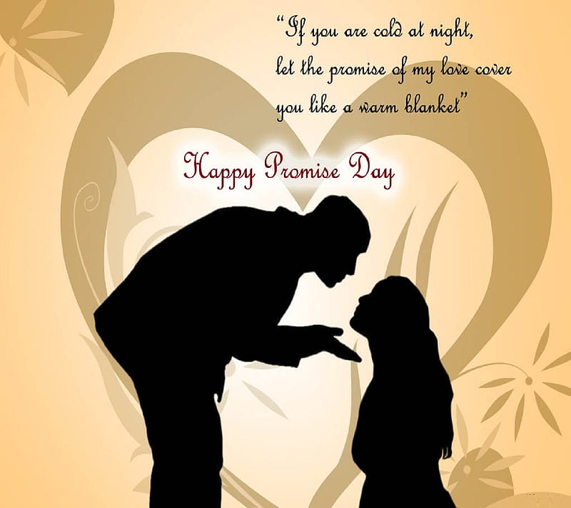 Happy promise day, couple, kiss, love, love you, promise day, HD wallpaper  | Peakpx