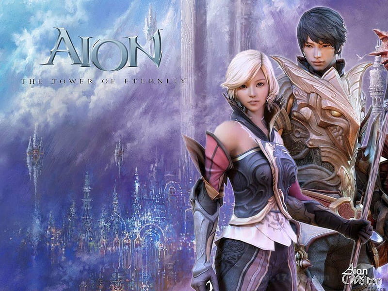 AION-THE TOWER OF ETERNITY, art, angel, aion, abstract, women, fantasy, 3d, girl, dream, fairy, HD wallpaper