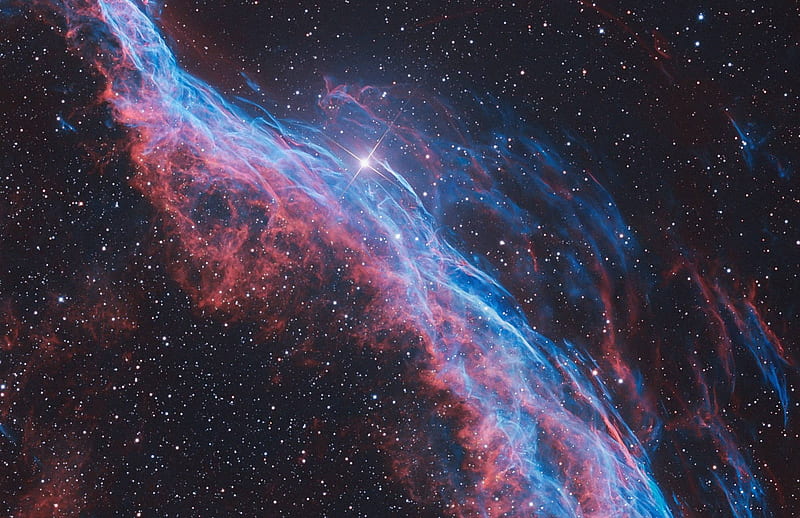 NGC 6960 The Witch's Broom, stars, cool, space, fun, galaxies, HD wallpaper