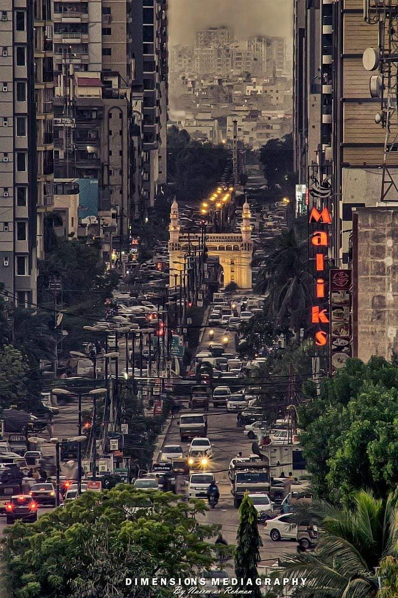 Bahardurabad Karachi, bonito, buildings, nature, view, HD phone wallpaper |  Peakpx