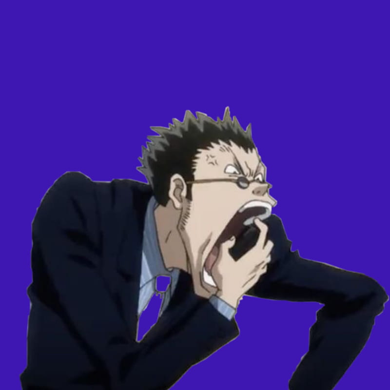 I drew that leorio meme : r/HunterXHunter