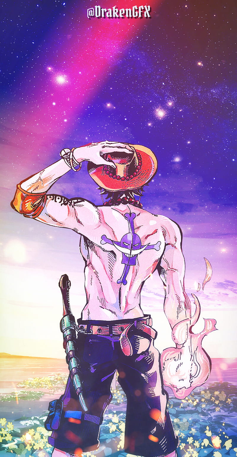 One Piece, iPhone, Ace, Android backgrounds, iPhone, anime art, artwork,  Android, HD phone wallpaper | Peakpx