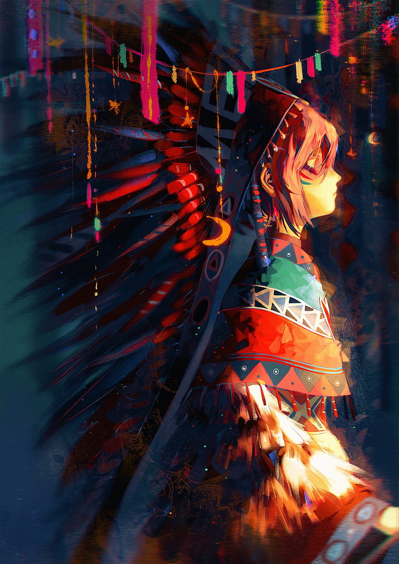 frisk, profile view, traditional clothes, undertale, anime style, Anime, HD phone wallpaper